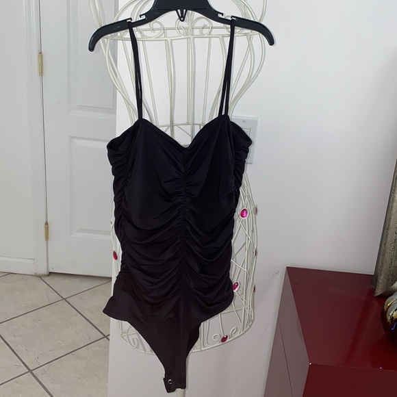 NWT! Express Body Contour Compression Ruched Body Suit - Picture 10 of 12